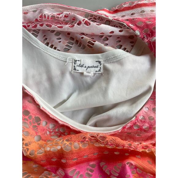 CLOTH & PORTRAIT, SIZE XXL, MULTI COLORED SUMMER LACE DRESS - Picture 5 of 6